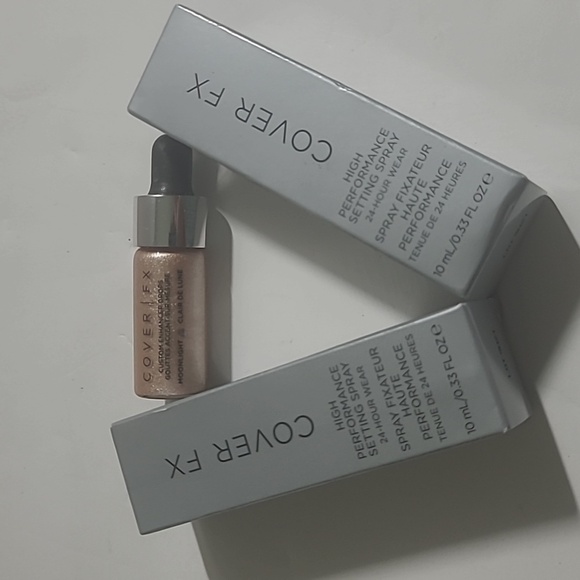 Cover FX High-Performance Setting Spray & Moonlight Foundation Enhancer Minis - Picture 1 of 5